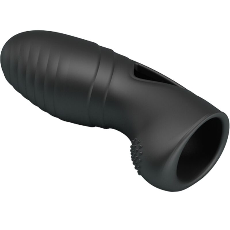 PRETTY LOVE - ALAN SILIKON-FINGERVIBRATOR SCHWARZ Produktansicht und Details