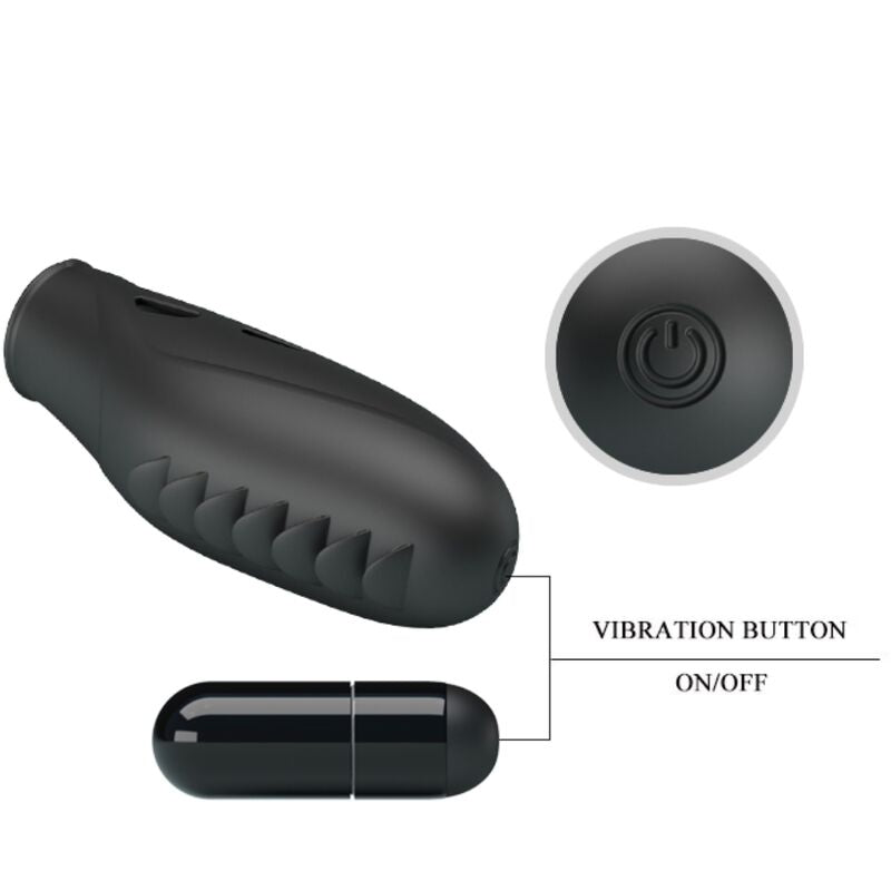 PRETTY LOVE - GILO SILIKON-FINGERVIBRATOR SCHWARZ für sinnliche Momente allein oder zu zweit