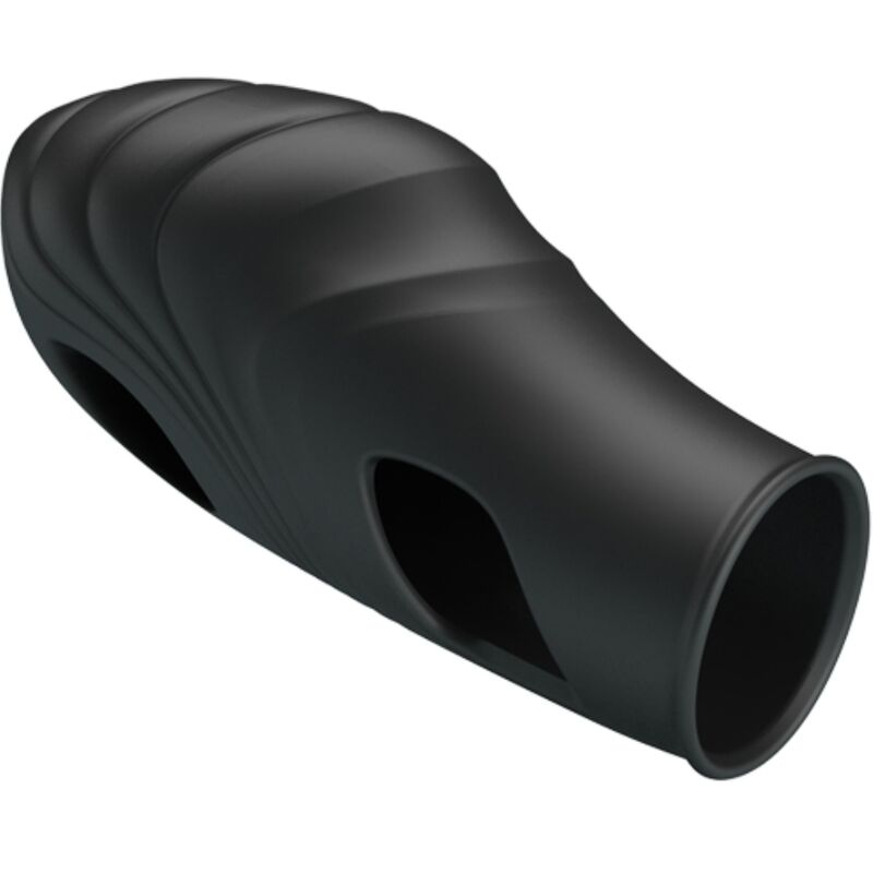 PRETTY LOVE - LICH SILIKON-FINGERVIBRATOR SCHWARZ Produktansicht und Details
