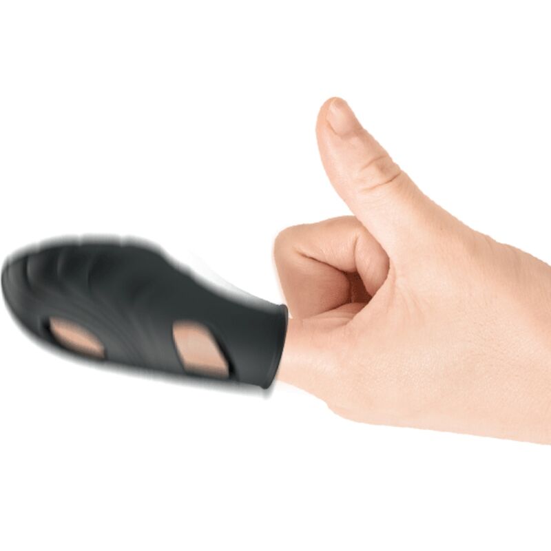 PRETTY LOVE - LICH SILIKON-FINGERVIBRATOR SCHWARZ hochwertiges Sextoy bei Secret Pulse