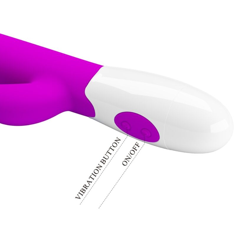 PRETTY LOVE - CENTAUR VIBRATOR RABBIT 30 VIBRATIONSMODI LILA hochwertiges Sextoy bei Secret Pulse
