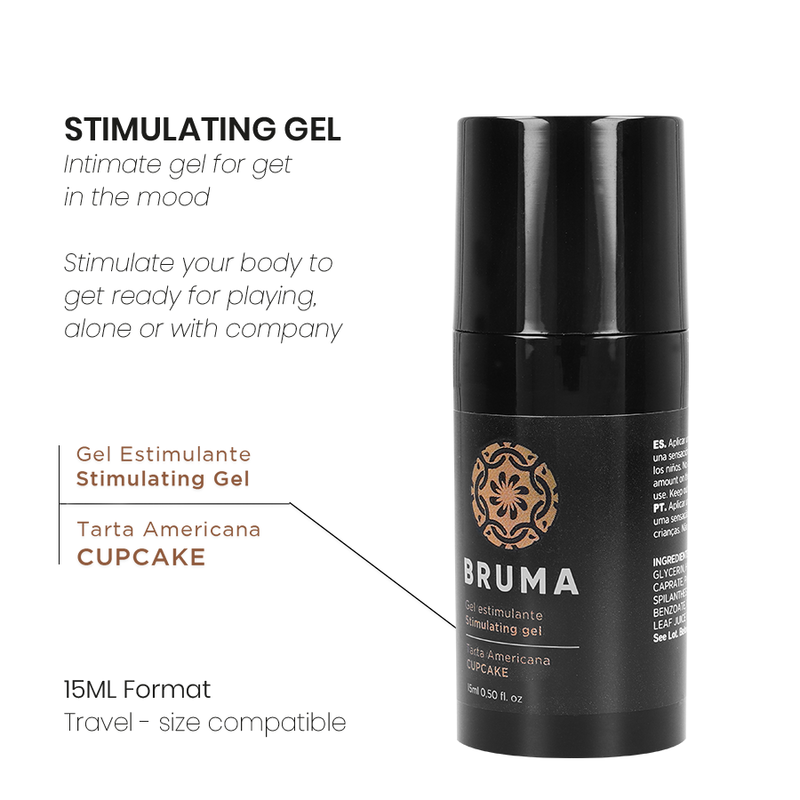 BRUMA Onagra Cupcake Intensivierender Balsam 15 ml – Stimulation & süßer Genuss – Intimkosmetik Bild 5