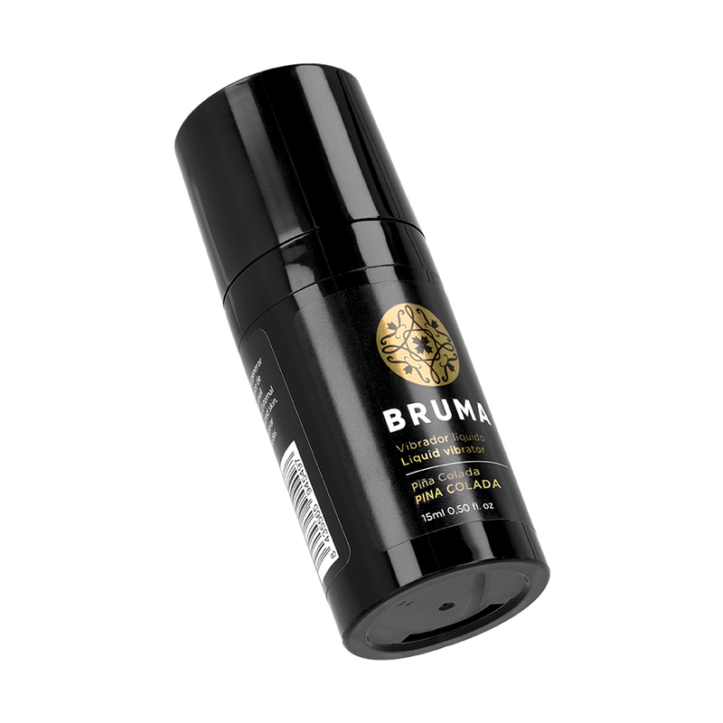 BRUMA Flüssiger Vibrator Ultra Gleitend 15 ml – Pina Colada – Intensives Gleiten Gleitgel Produktverpackung und Details
