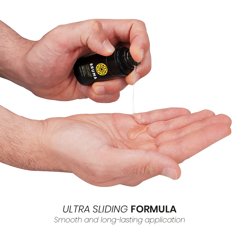 BRUMA Flüssiger Vibrator Ultra Gleitend 15 ml – Pina Colada – Intensives Gleiten Gleitgel Produktverpackung und Details