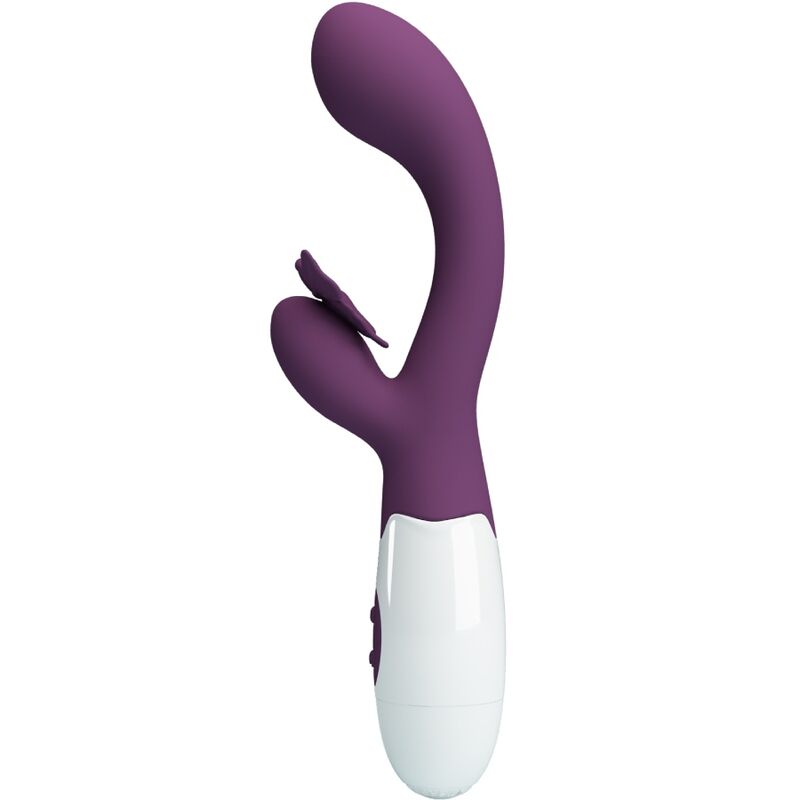 PRETTY LOVE - BUTTERFLY KISS RABBIT VIBRATOR & G-SPOT STIMULATOR LILA – Anal-Toy Bild 3