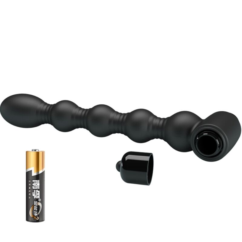 PRETTY LOVE - LYNN SILIKON ANAL PLUG 10 VIBRATIONEN SCHWARZ für sinnliche und diskrete Momente