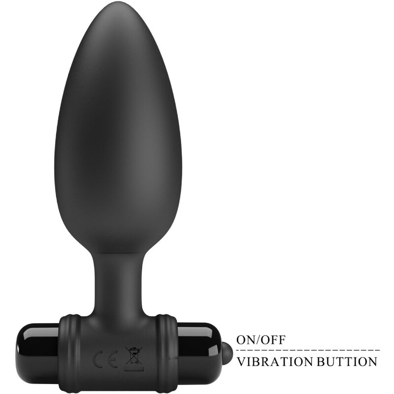 PRETTY LOVE - VIBRA BUTT PLUG 2 ANAL PLUG 10 VIBRATIONEN SCHWARZ für sinnliche und diskrete Momente