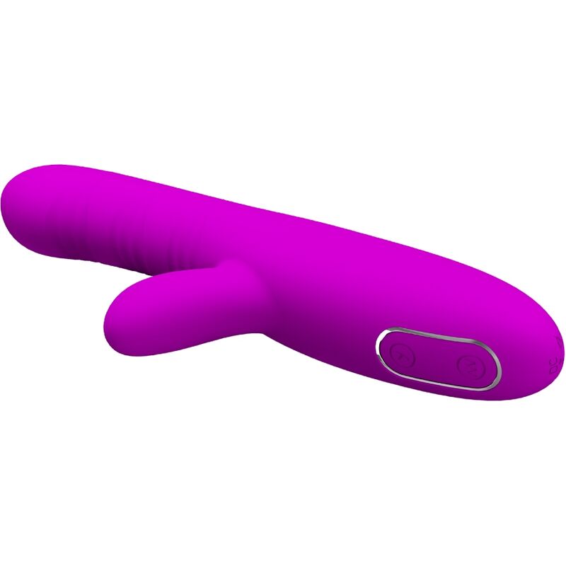 PRETTY LOVE - ANGELIQUE MULTIFUNKTIONSVIBRATOR + KLITORISSTIMULATOR LILA Klitorisstimulator Produktansicht und Details