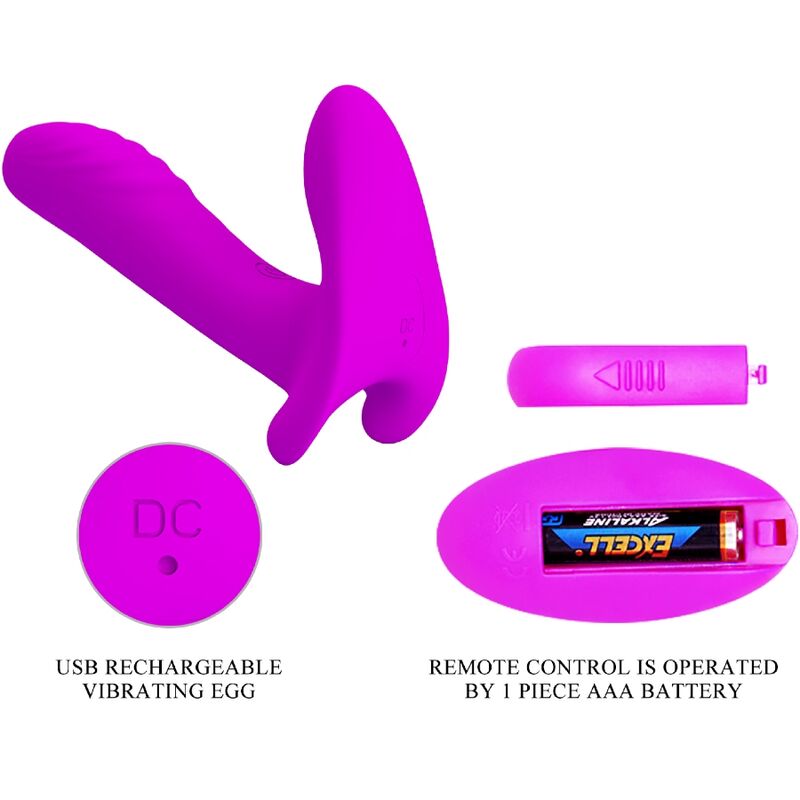 PRETTY LOVE Massager & Vibrator – 12 Vibrationsmodi, Fernbedienung & Wasserdicht Produktansicht und Details