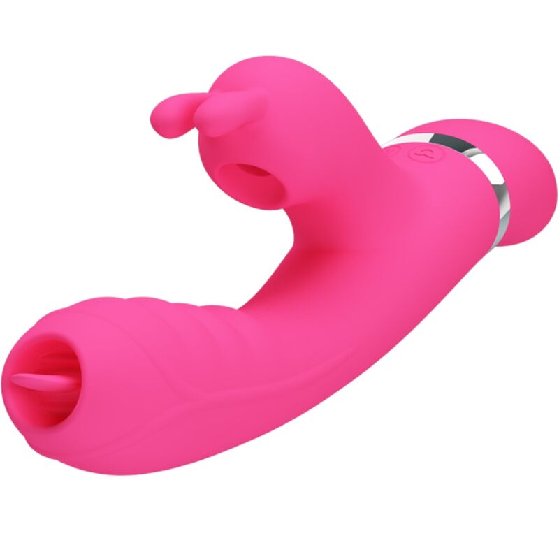 PRETTY LOVE - PHOENIX MULTIFUNKTIONS-KANINCHENVIBRATOR ROSA für intensive Stimulation und Self-Love