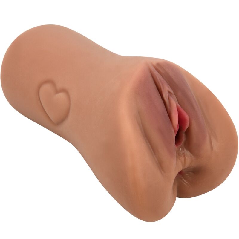 CRAZY BULL - SCHARLACHROTES VAGINA- UND ANUS-DESIGN MIT HERZFLEISCH Masturbator diskret online kaufen
