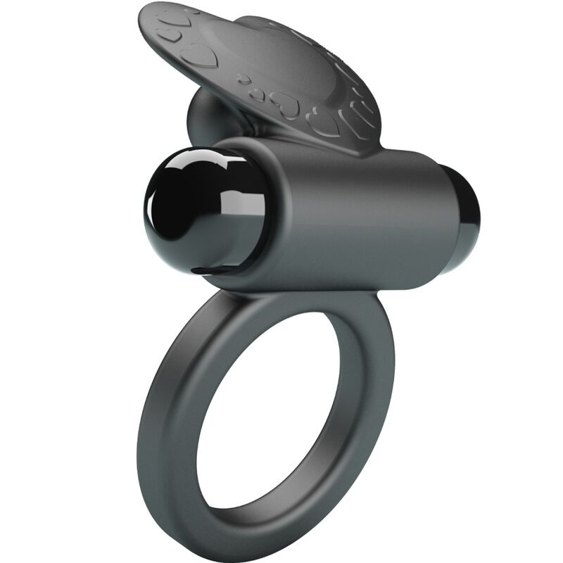 PRETTY LOVE - DEBONAIRE VIBRATIONSRING KANINCHEN 10 VIBRATIONEN SCHWARZ – Erotik-Zubehör Bild 3