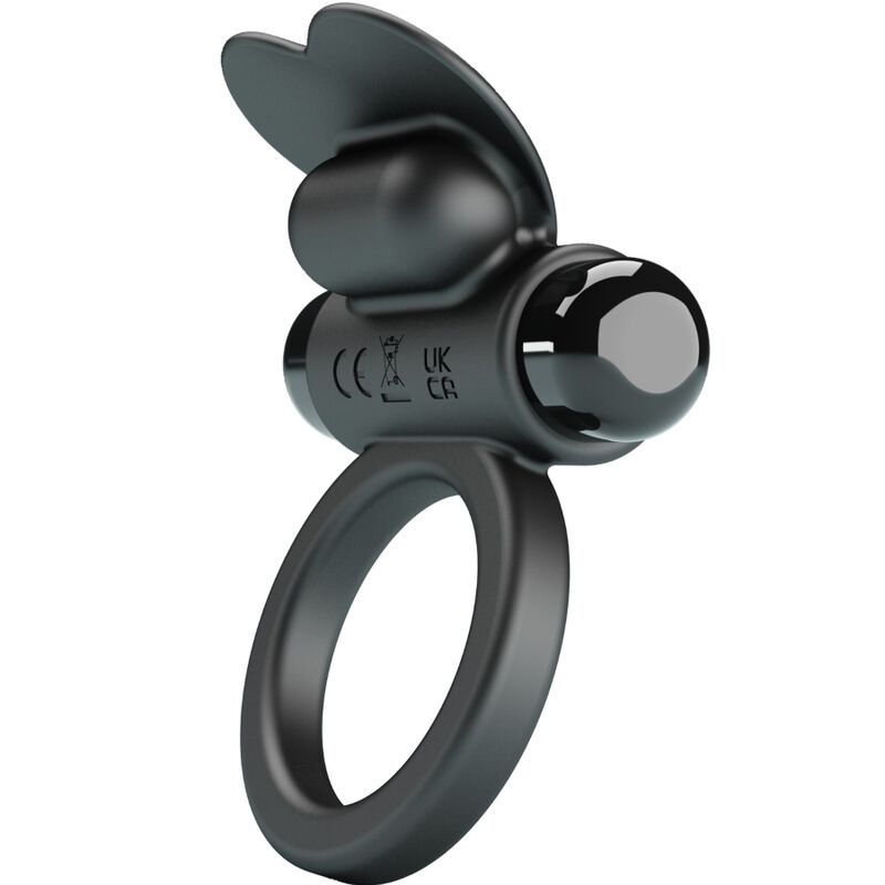 PRETTY LOVE - DEBONAIRE VIBRATIONSRING KANINCHEN 10 VIBRATIONEN SCHWARZ – Erotik-Zubehör Bild 2
