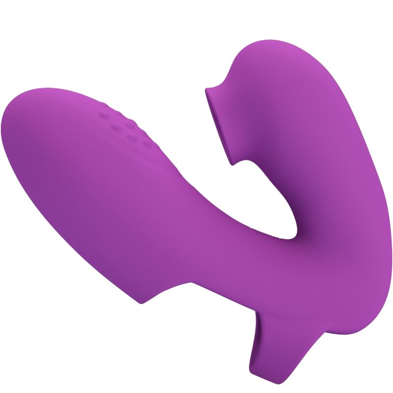 PRETTY LOVE - ATHENA FINGERVIBRATOR MIT KLITORISSTIMULATOR LILA für intensive Stimulation und Self-Love