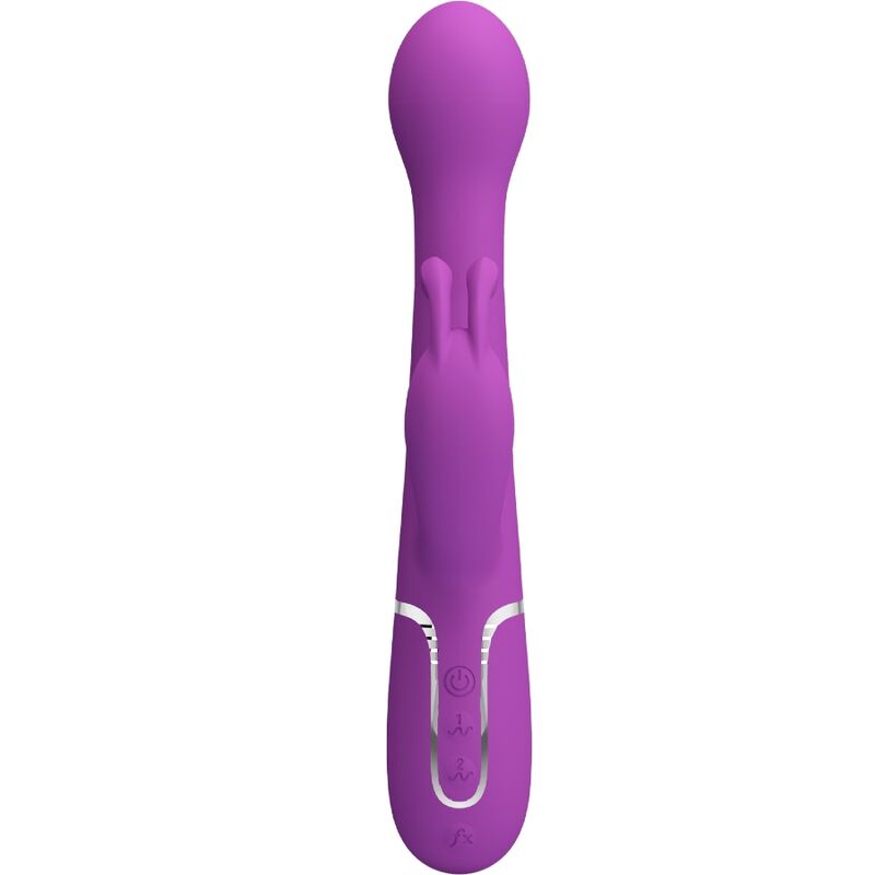 PRETTY LOVE - DEJON 3 IN 1 MULTIFUNKTIONS-RABBIT-VIBRATOR LILA für intensive Stimulation und Self-Love