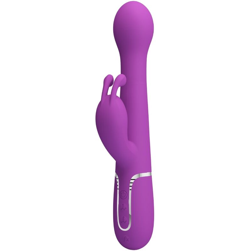 PRETTY LOVE - DEJON 3 IN 1 MULTIFUNKTIONS-RABBIT-VIBRATOR LILA Rabbit Vibrator diskret online kaufen