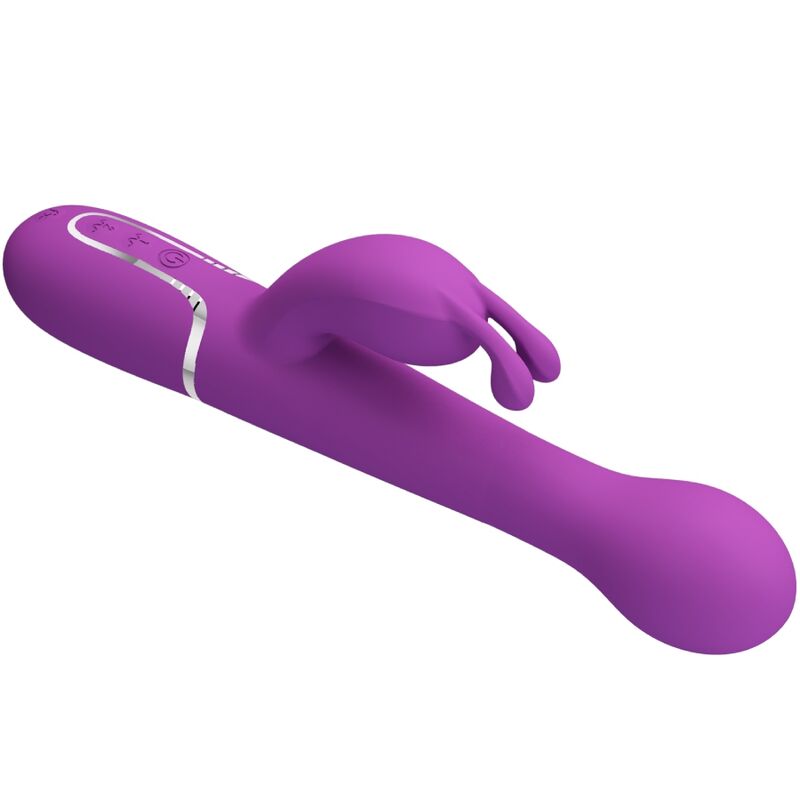 PRETTY LOVE - DEJON 3 IN 1 MULTIFUNKTIONS-RABBIT-VIBRATOR LILA hochwertiges Sextoy bei Secret Pulse