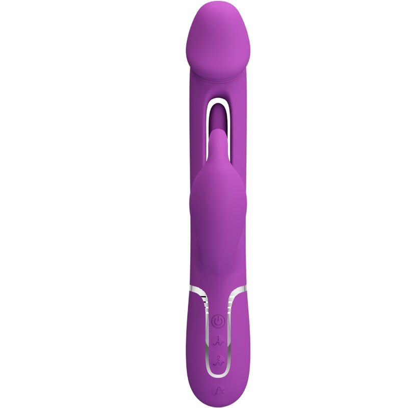PRETTY LOVE - KAMPAS 3 IN 1 MULTIFUNKTIONS-RABBIT-VIBRATOR LILA für intensive Stimulation und Self-Love