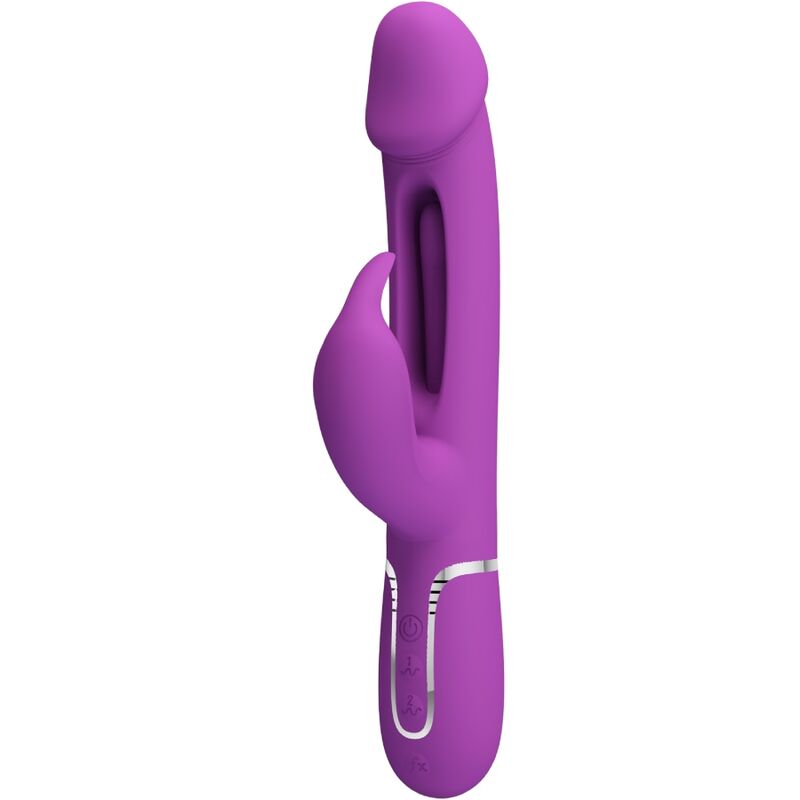 PRETTY LOVE - KAMPAS 3 IN 1 MULTIFUNKTIONS-RABBIT-VIBRATOR LILA Rabbit Vibrator diskret online kaufen