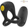 INTENSE - ALEX VIBRATOR DOPPEL-PENISRING 10 VIBRATIONEN SCHWARZ – Penisring Bild 1