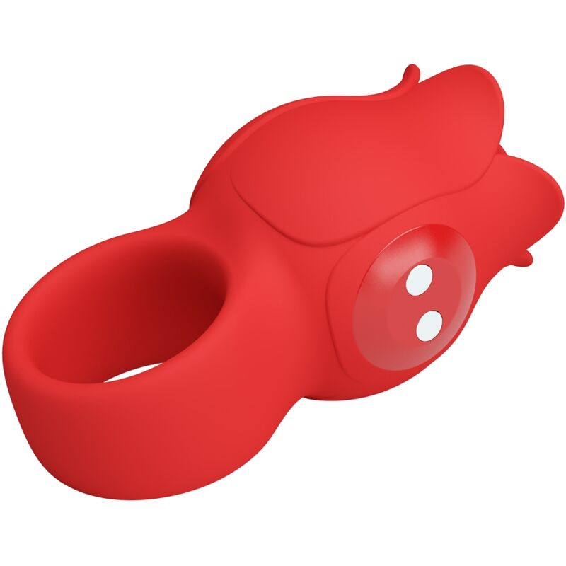 PRETTY LOVE - JAE ROSE FÖRMIGER FINGERVIBRATOR 10 VIBRATIONEN ROT für sinnliche Momente allein oder zu zweit