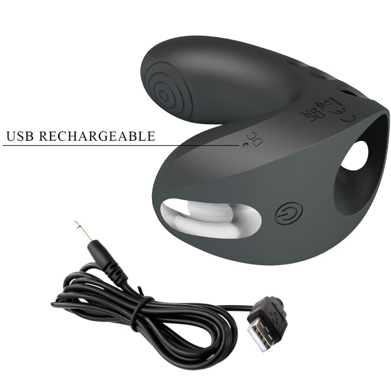 PRETTY LOVE - CAMELIA FINGERVIBRATOR 7 VIBRATIONEN SCHWARZ für intensive Stimulation und Self-Love
