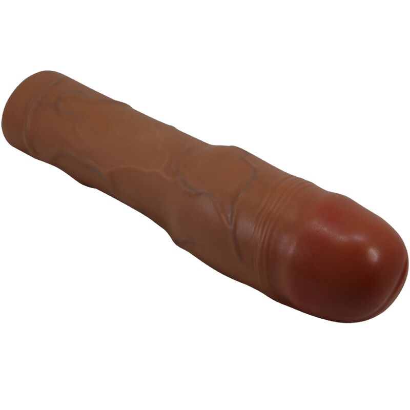 PRETTY LOVE - KYLIAN PENISHÜLLE MIT 7,6 CM VERLÄNGERUNG MULATTE – Penishülle Bild 3