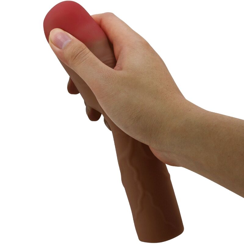 PRETTY LOVE - KYLIAN PENISHÜLLE MIT 7,6 CM VERLÄNGERUNG MULATTE – Penishülle Bild 4
