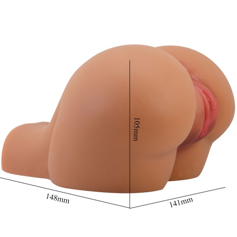 CRAZY BULL - KYLIE ASS VIBRATOR MIT REALISTISCHER VAGINA- UND ANUS-FERNBEDIENUNG Produktansicht und Details