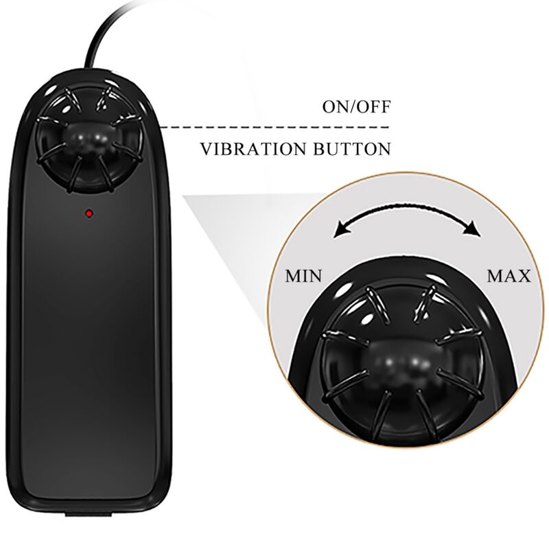 BAILE BAHAMUT 21,8 cm Realistischer Vibrator – G-Punkt & Saugnapf G-Punkt-Vibrator diskret online kaufen