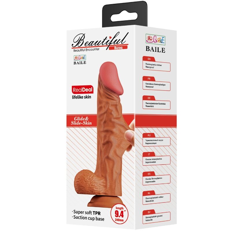 BAILE - BURAQ REALISTISCHER DILDO 24 CM FLEISCH realistischer Dildo diskret online kaufen