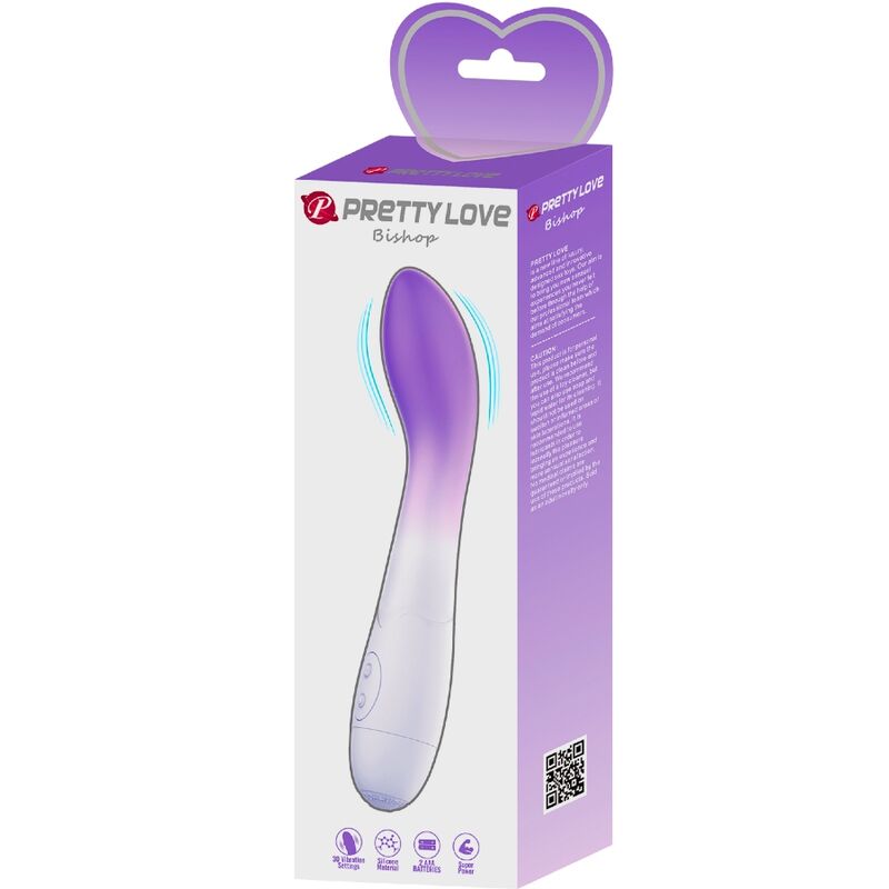 PRETTY LOVE - BISHOP G-SPOT VIBRATOR 30 VIBRATIONEN LILA Vibrator diskret online kaufen