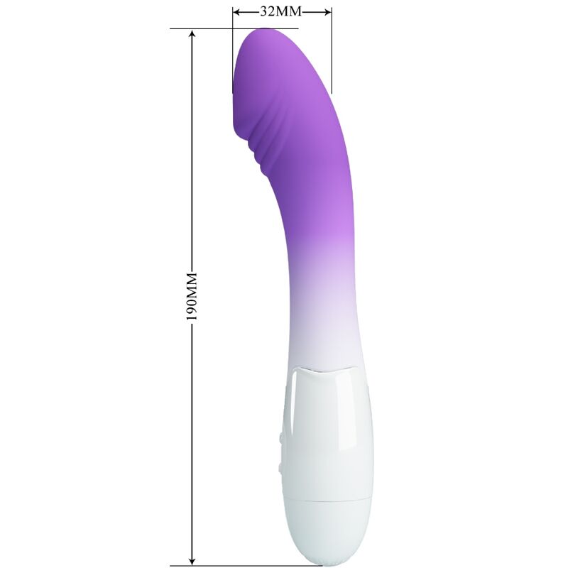 PRETTY LOVE - ELEMENTAL G-SPOT VIBRATOR 30 VIBRATIONEN LILA Produktansicht und Details