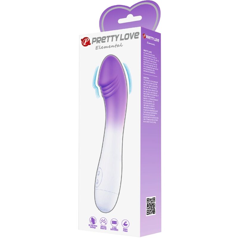PRETTY LOVE - ELEMENTAL G-SPOT VIBRATOR 30 VIBRATIONEN LILA Vibrator diskret online kaufen