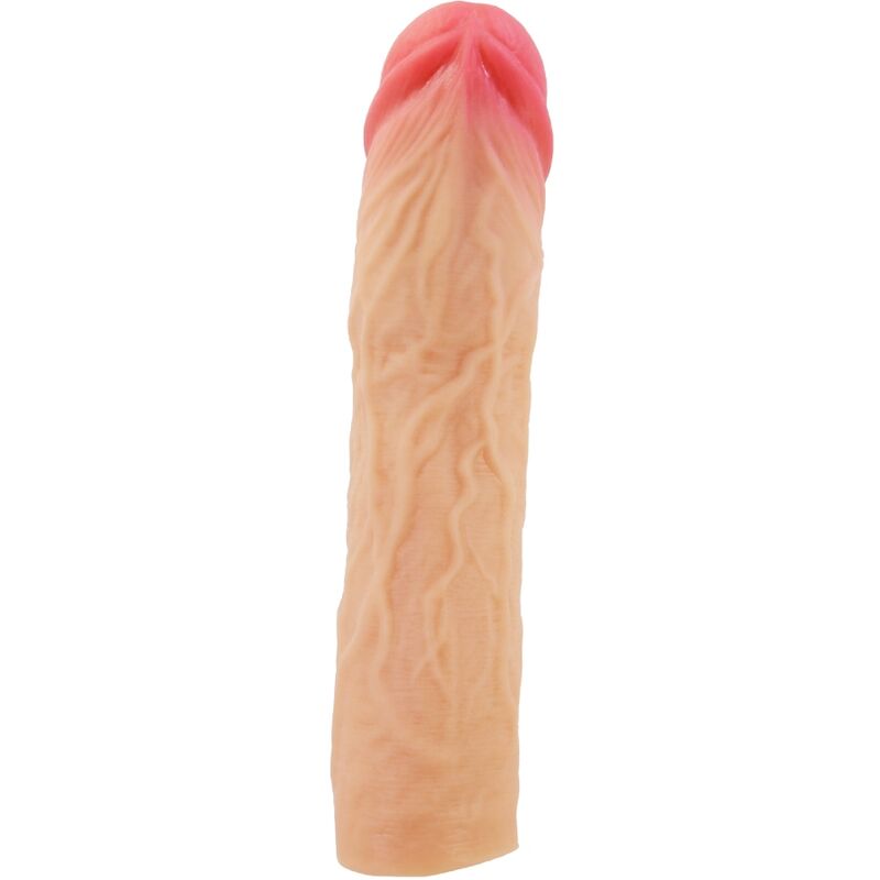 PRETTY LOVE - DEREK PENISHÜLLE MIT 7,6 CM VERLÄNGERUNG FLEISCH – Penishülle Bild 2
