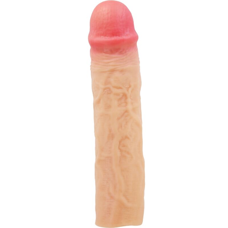 PRETTY LOVE - DEREK PENISHÜLLE MIT 7,6 CM VERLÄNGERUNG FLEISCH – Penishülle Bild 1
