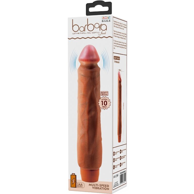 BAILE Jack Realistischer Vibrator 26 cm – Dildovibrator mit Vibration realistischer Dildo diskret online kaufen