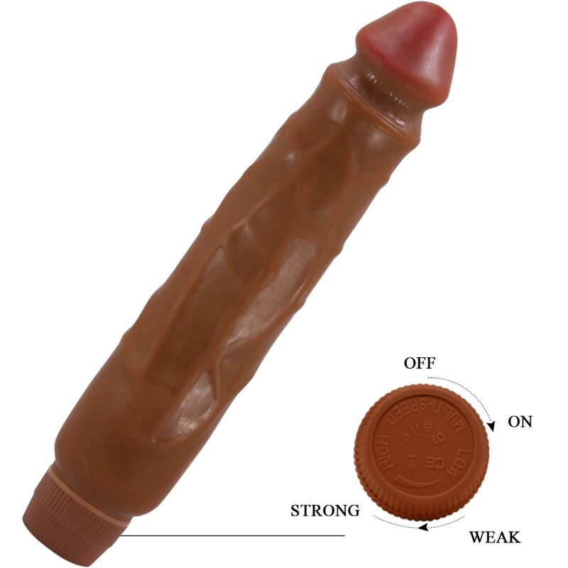 BAILE Jack Realistischer Vibrator 26 cm – Dildovibrator mit Vibration für sinnliche und diskrete Momente