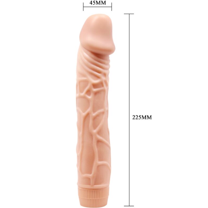 BAILE BOB Realistischer Vibrator 22,5 cm Hautfarbe | TPR für sinnliche Momente allein oder zu zweit