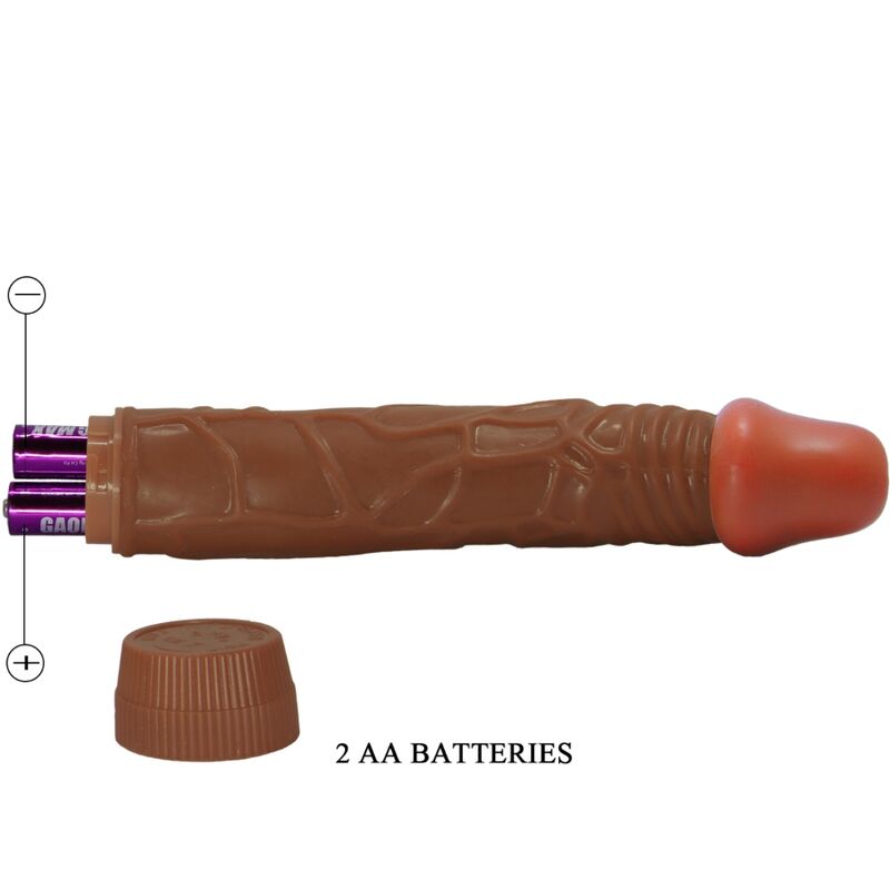 BAILE Bob Realistischer Vibrator 22,5 cm – Dildovibrator Mulatte bei Secret Pulse im Erotikshop