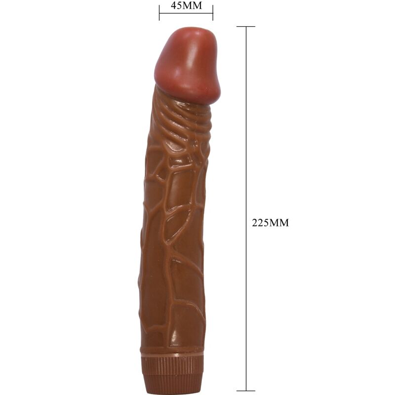BAILE Bob Realistischer Vibrator 22,5 cm – Dildovibrator Mulatte für sinnliche und diskrete Momente