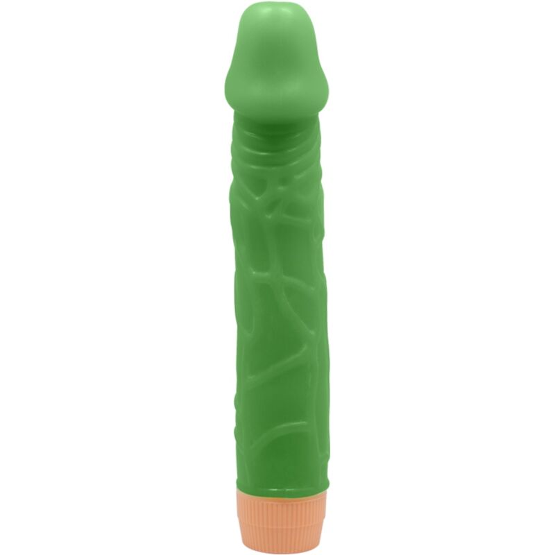 Realistischer Vibrator 22,5 cm Grün – BAILE Dildovibrator mit Vibration realistischer Dildo diskret online kaufen