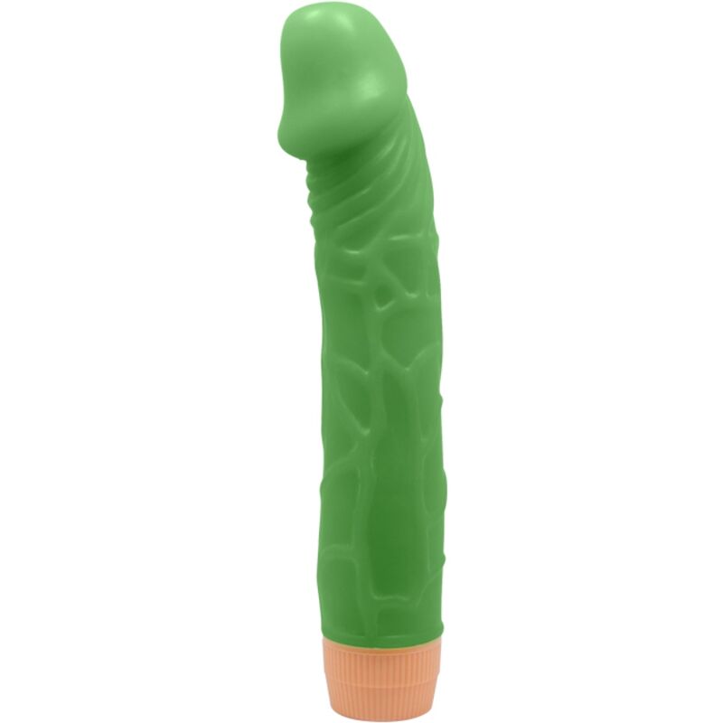 Realistischer Vibrator 22,5 cm Grün – BAILE Dildovibrator mit Vibration Produktansicht und Details