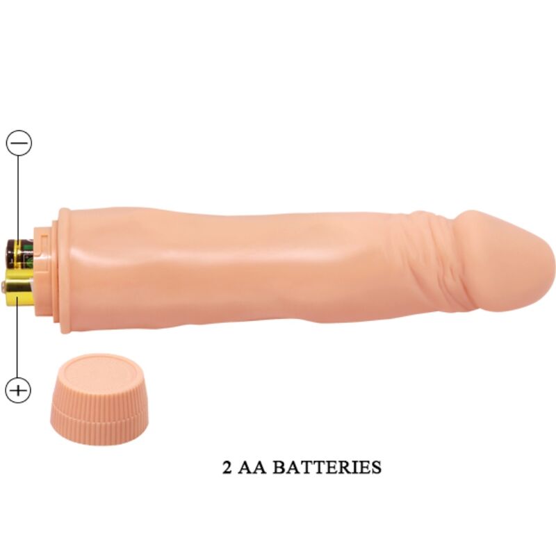 BAILE Zwerg Realistischer Vibrator 21 cm Fleisch – Dildovibrator mit Vibration bei Secret Pulse im Erotikshop