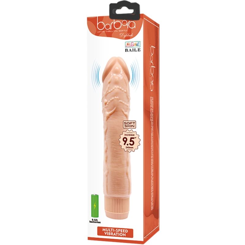 BAILE Dybbuk Realistischer Vibrator 24 cm – Dildovibrator Fleisch realistischer Dildo diskret online kaufen