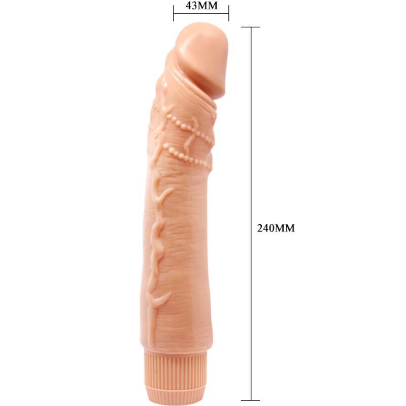 BAILE Dybbuk Realistischer Vibrator 24 cm – Dildovibrator Fleisch für sinnliche und diskrete Momente
