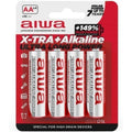 AIWA - X-TRA ALKALINE AA ALKALINE BATTERIE LR6 BLISTER*4 – Batterien von AIWA