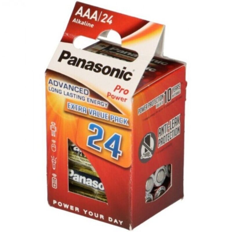 PANASONIC - PRO POWER ALKALINE AAA BATTERIE LR03 PACK*24 – Batterien von PANASONIC