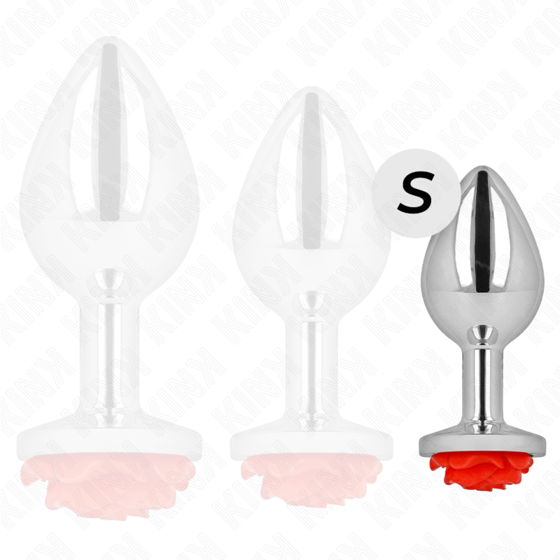 KINK - PLUG ANAL ROSE ROT GRÖSSE S bei Secret Pulse im Erotikshop