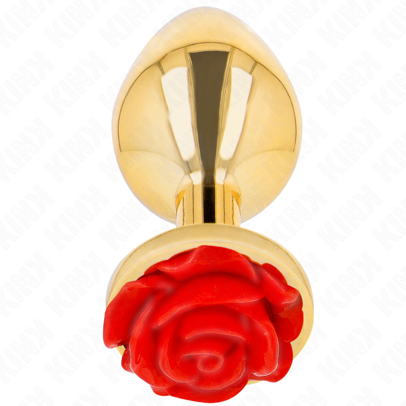 KINK - PLUG ANAL GOLD ROSE ROT GRÖSSE L Produktansicht und Details